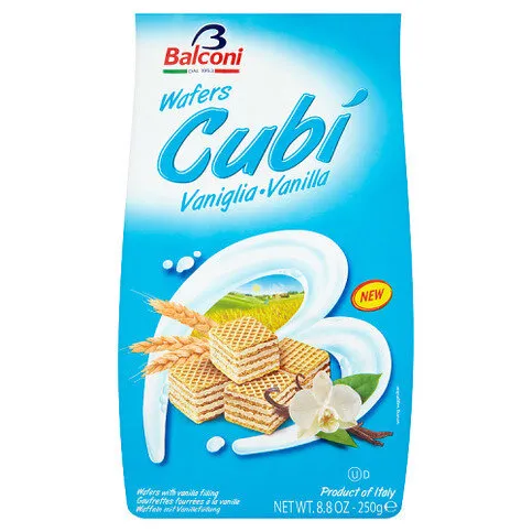 Balconi Wafers Cubi Vanilla 250g