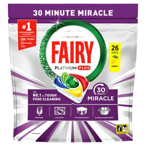 Fairy Miracle Dishwashing Tablet Lemon 26s 428g