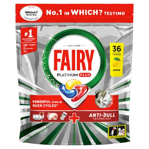 Fairy Platinum Plus Dish Tablets Lemon 36s 36s