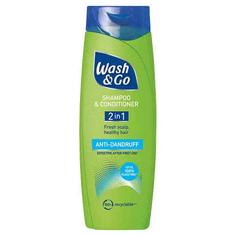 Wash & Go 2 in 1 Shampoo & Conditioner Anti-Dandruff 200ml