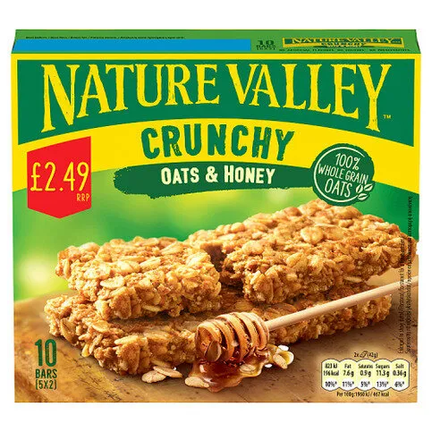Nature Valley Crunchy Oats & Honey Bars 5 x 42g (210g)