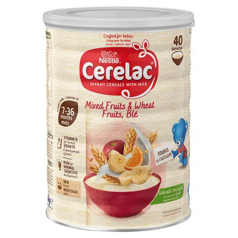 Cerelac Infant Cereals with Milk Mixed Fruits & Wheat from 7 Months 1kg