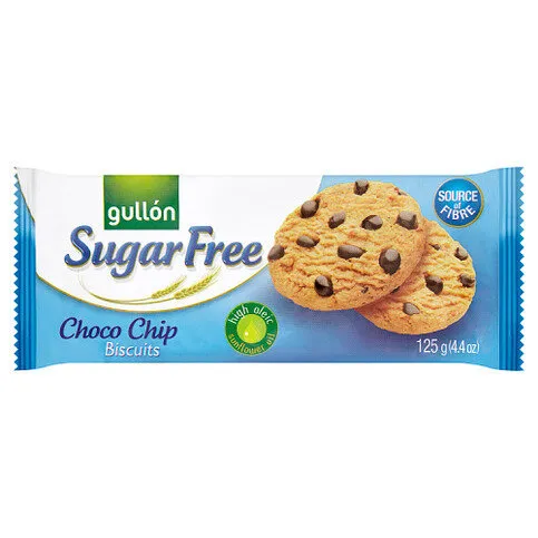 Gullón Sugar Free Choco Chip Biscuits 125g