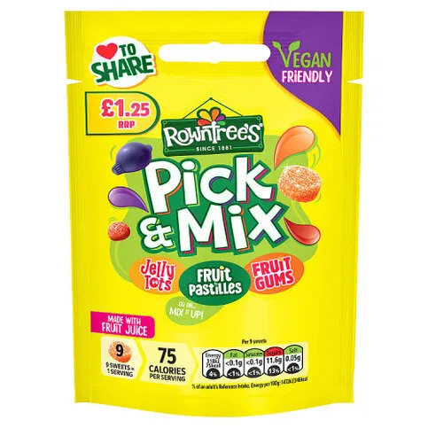 Rowntree's Pick & Mix 120g (BBE 07/26)