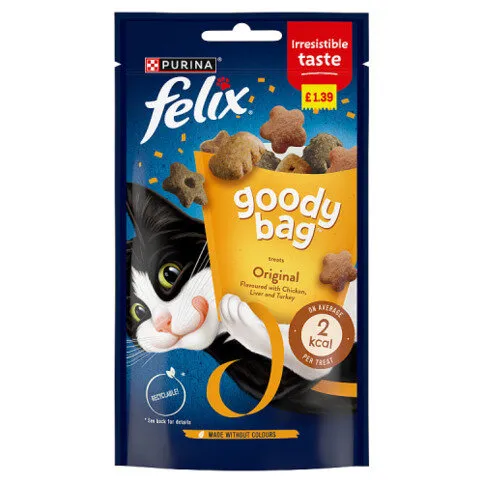 FELIX Goody Bag Original Mix Cat Treats 60g PMP