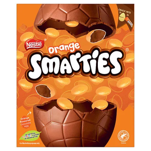 Smarties Orange Flavoured Chocolate Egg 188g