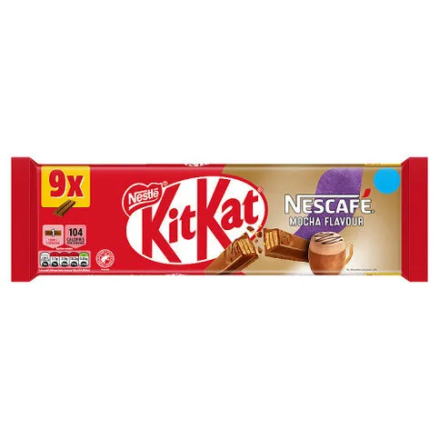 KitKat 2 Finger Mocha Flavour 9 x 20.7g (186.3g)