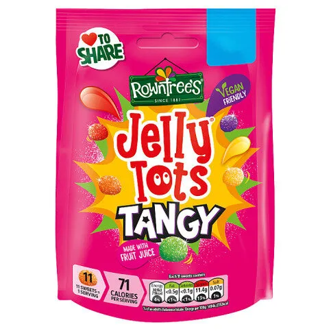 Rowntree's Jelly Toots Tangy 140g