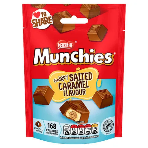 Munchies Fudgey Salted Caramel Flavour