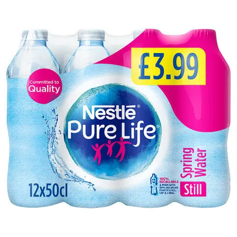 Nestle Pure Life Still Spring Water 12x500ml