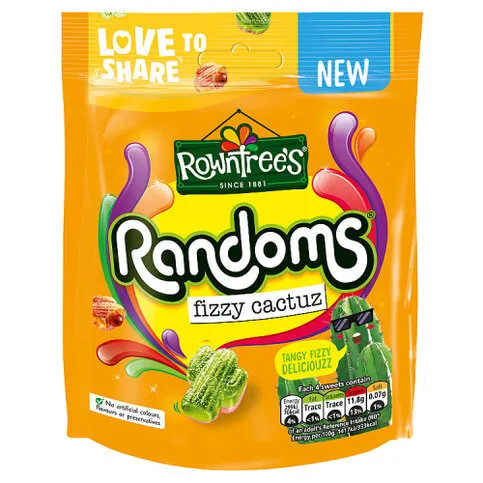 Rowntree's Randoms Fizzy Cactuz 130g