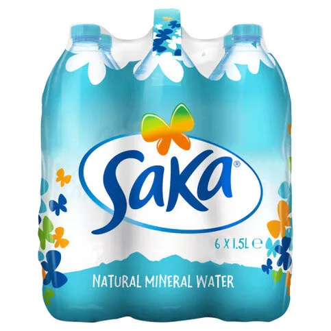Saka Natural Mineral Water 6 x 1.5L