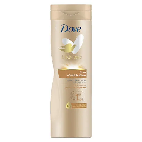 Dove Vis Glow Fair To Medium 400ML