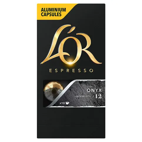 L'OR Espresso 10 Onyx Aluminium Capsules 52g