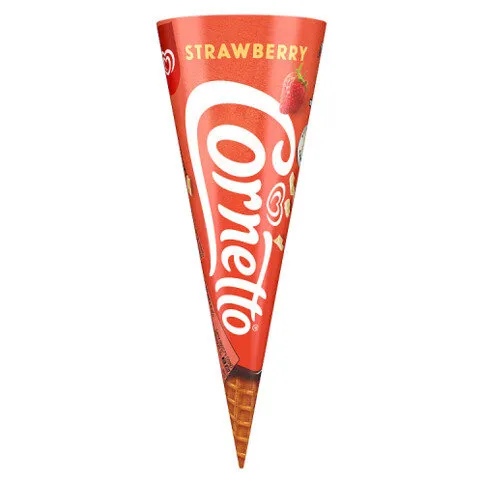 Cornetto Ice Cream Cone Strawberry 120ml