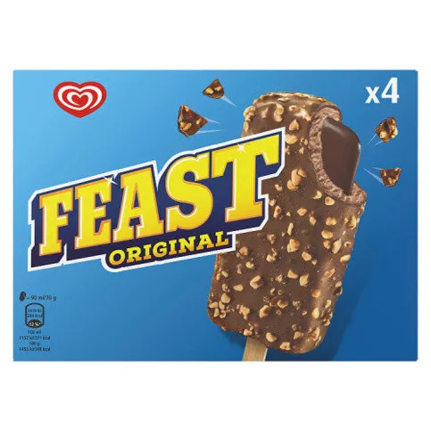 Feast Ice Cream Stick Original 4x 90 ml