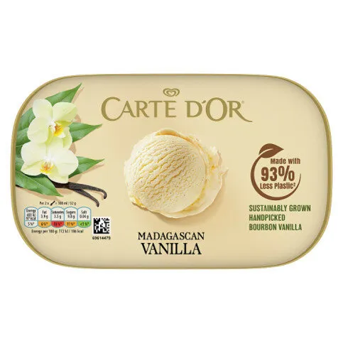 Carte D'or Ice Cream Dessert Madagascan Vanilla 900 ml