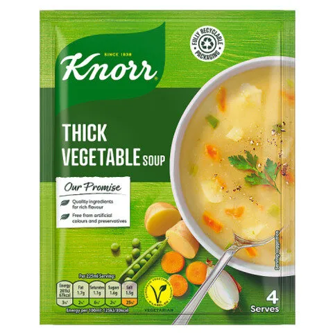 Knorr  Dry Packet Soup Thick Vegetable 75 g 