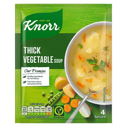 Knorr Thick Vegetable Dry Packet Soup 4 Servings 75 g