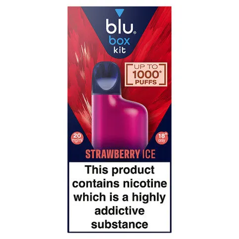 blu box kit Strawberry Ice 20mg/ml