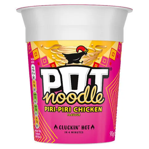 Pot Noodle Piri-Piri Chicken Instant Snack 90 g