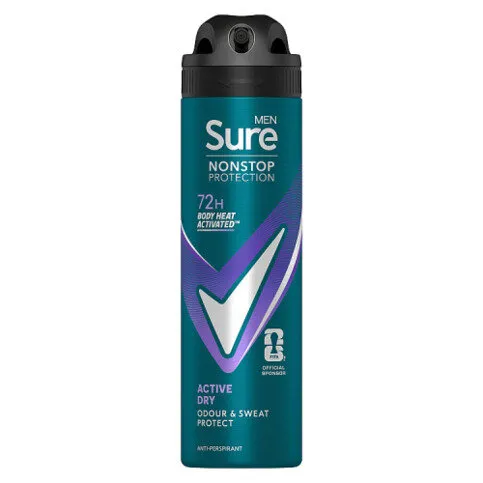 SURE A/P NON STOP ACTIVE DRY 150ML