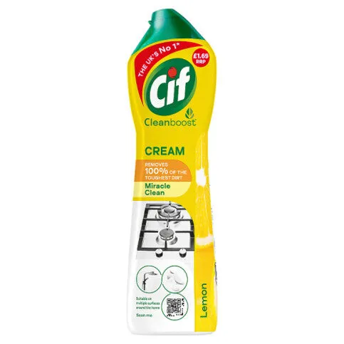 Cif Cream Cleaner Lemon 500ml