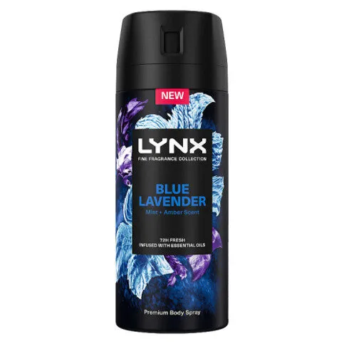 Lynx Fine Fragrance Collection Premium Body Spray Blue Lavender 150 ml 