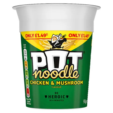 Pot Noodle  Standard Pot Chicken & Mushroom 90g