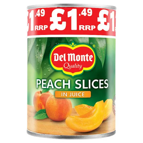 Del Monte Quality Peach Slices in Juice 415g