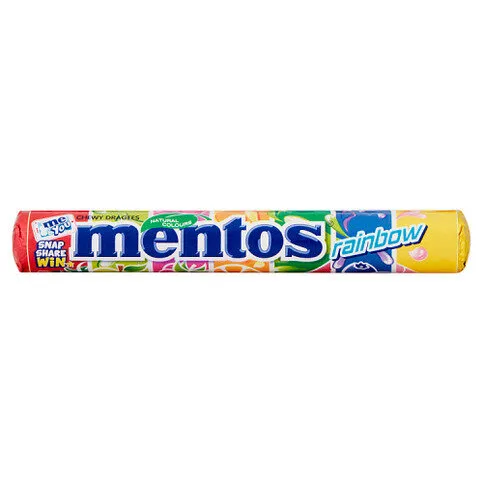 Mentos Rainbow Chewy Dragees 37.5g