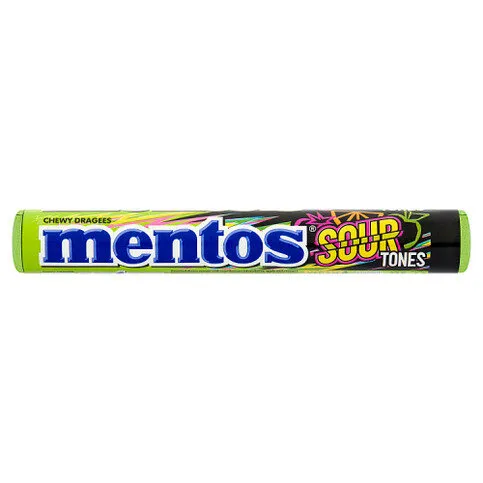 Mentos Sour Tones Chewy Dragees 37.5g