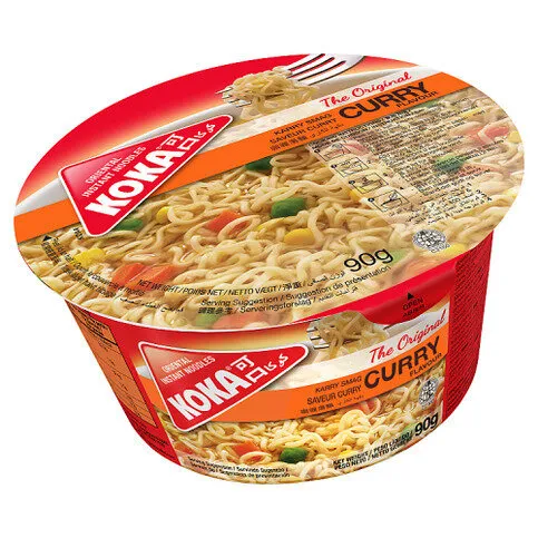Koka Curry Flavour Oriental Instant Noodles 90g