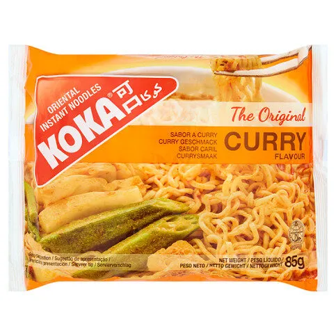 Koka Oriental Instant Noodles The Original Curry Flavour 85g