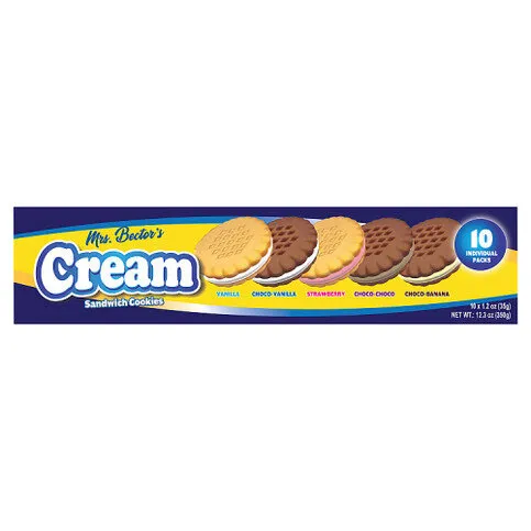 Mrs Bector's Cream Sandwich Cookies 10 x 35g (350g)