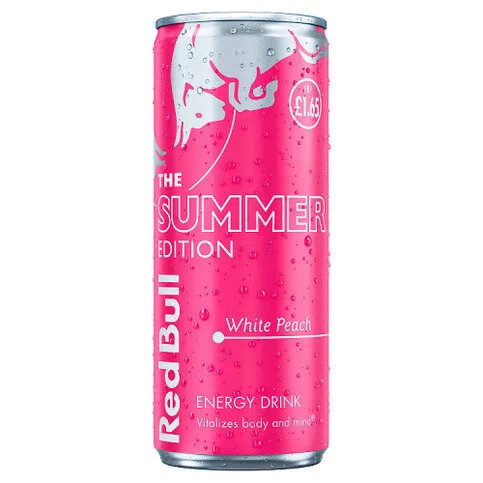 Red Bull The Summer Edition White Peach Energy Drink 250ml
