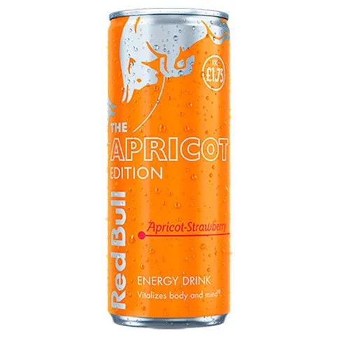 Red Bull Apricot Edition Apricot & Strawberry Energy Drink 250ml