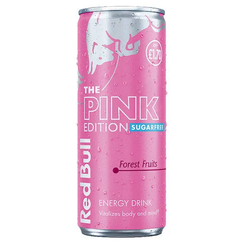 Red Bull Pink Edition Sugarfree Forest Fruits Energy Drink 250ml