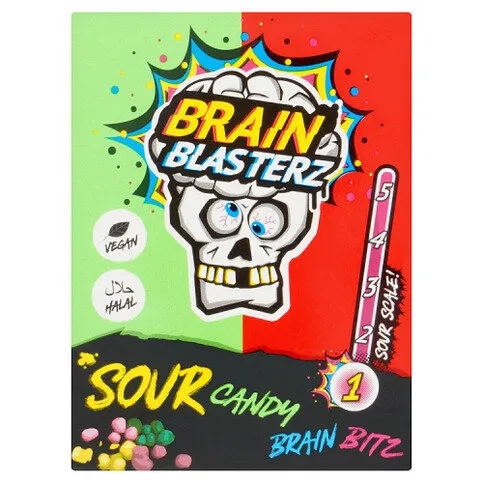 Brain Blasterz Sour Candy Brain Bitz 45g