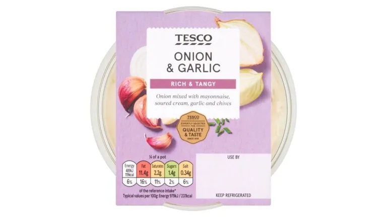 Tesco Onion & Garlic Dip 200g