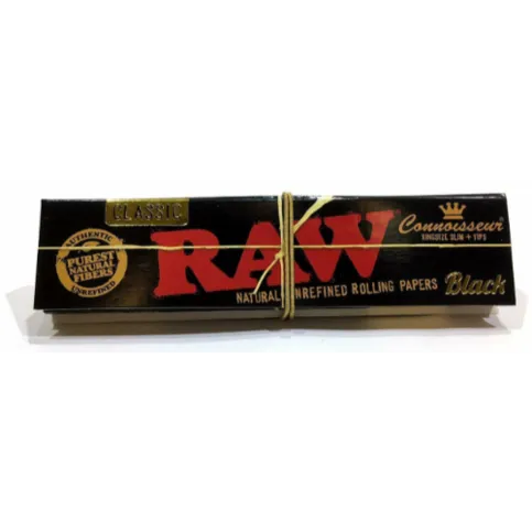 RAW BLACK WITH TIPS