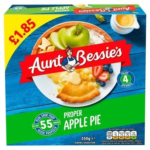 Aunt Bessie's Bramley Apple Pie 550g