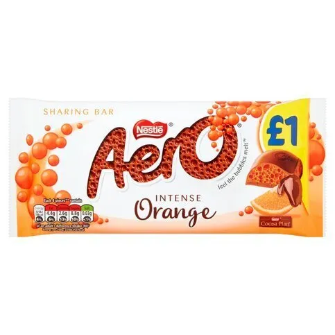 Aero Orange Chocolate Sharing Bar 100g