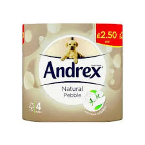 Andrex Natural Pebble 4 Rolls