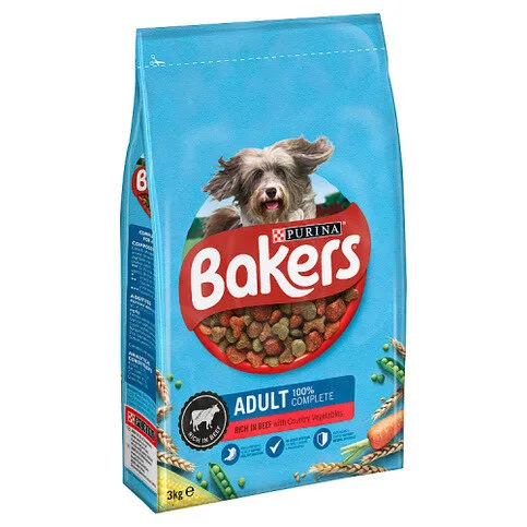 Bakers Adult with Tasty Beef & Country Vegetables 3kg