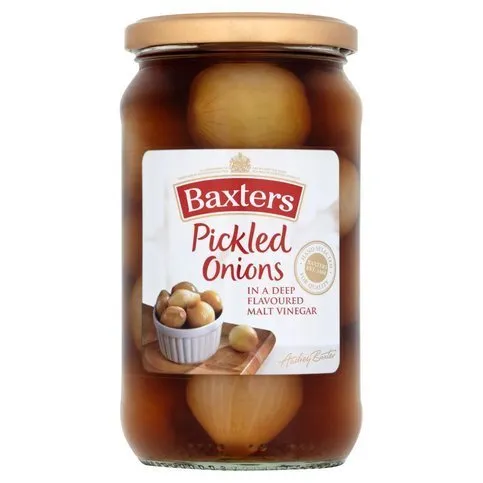 Baxters Pickled Onions in a Deep Flavoured Malt Vinegar 440g
