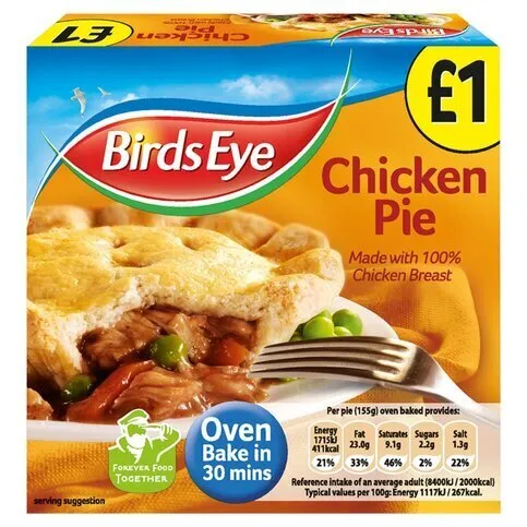 Birds Eye Chicken Pie 155g