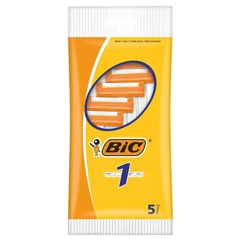 BIC 1 Disposable Men's Razors - Pack of 5