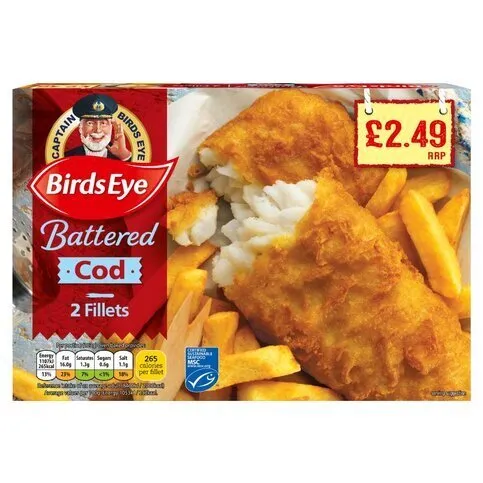 Birds Eye Battered Cod x 2