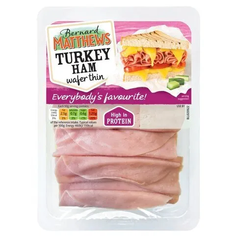 Bernard Matthews Turkey Ham Wafer Thin 120g